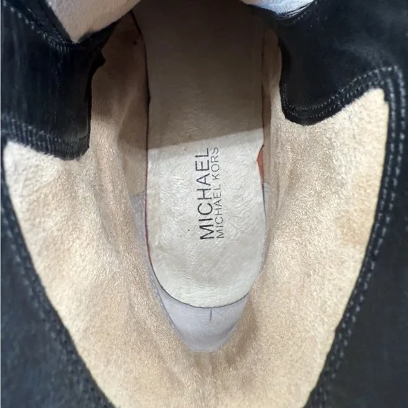 Michael Michael Kors Arley Black Leather Ankle Boots Women's Size 8.5 M - Picture 9 of 10